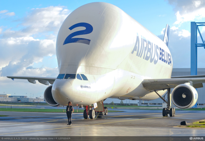 An original Beluga in a much less fun livery
